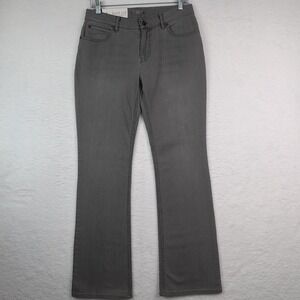 NWT J Jill Authentic Fit Boot Cut Jeans Women's 4 Gray Stretch